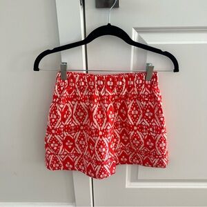 Orange Ikat Pattern Skirt from J.Crew